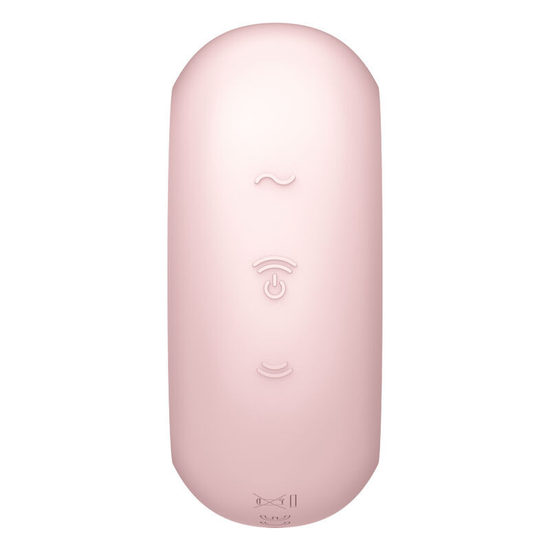 Estímulo Duplo e Vibrador Portátil Satisfyer Pro To Go 3 - PretoVibradores clitóris com ou sem contacto