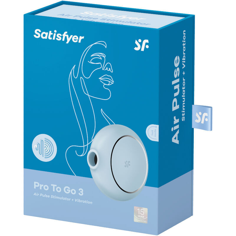 Stimulation et plaisir intense : Satisfyer Pro 3 Go Double - Noir élégantVibromasseurs clitoris avec ou sans contact