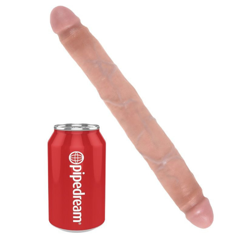 Dildo Delgado Doble King Cock 30 CM - Realismo y PlacerConsoladores realistas
