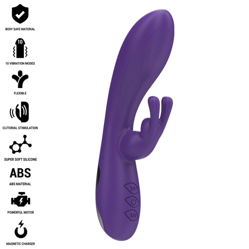  Vibrador Conejito Randall Intense con 10 Modos de Vibración RosaVibradores Conejo