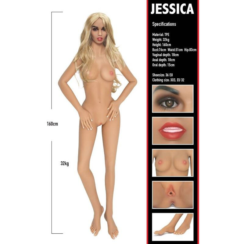 Hidden Desire - Muñeca Amorosa Banger Babe JessicaMuñecas y torsos realistas
