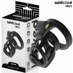 Gaiola Peniana de Castidade em Silicone 8,5 cm Addicted ToysGaiola de castidade