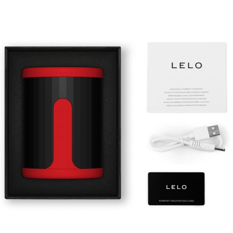 Masturbador Masculino LELO F2S Blue com Controle via App BluetoothMasturbador para homens