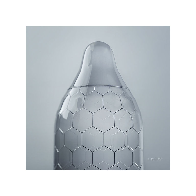 Hexagonal Structure Ultra-Thin Condoms 36-Pack by LELOCondoms