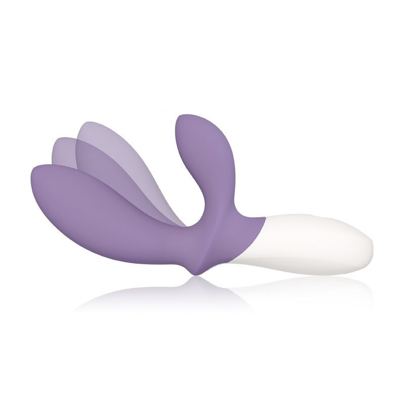 Masajeador prostático vibrador masculino azul con 12 modos LOKI Wave 2Plug anal y prostático