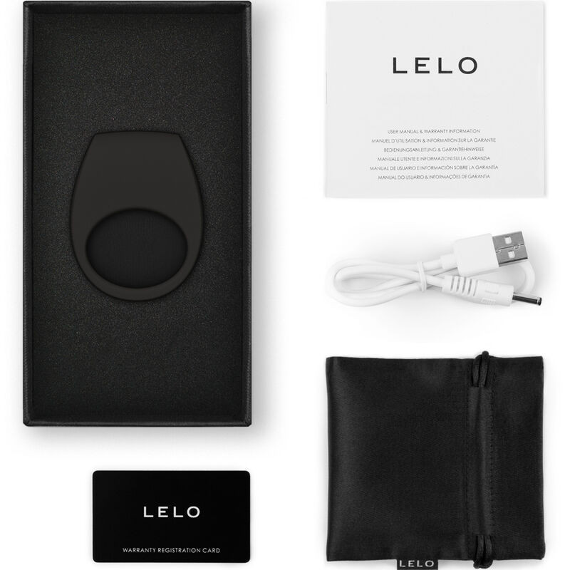 Anel Vibratório Inteligente para Casais com App LELO Tor 3 VioletaVibradores clitóris com ou sem contacto