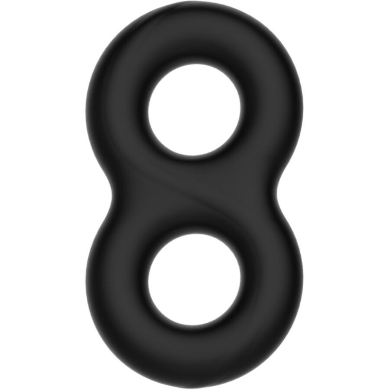 Double Infinity Silicone Cock Ring for Enhanced PerformanceCockrings & Penis Rings