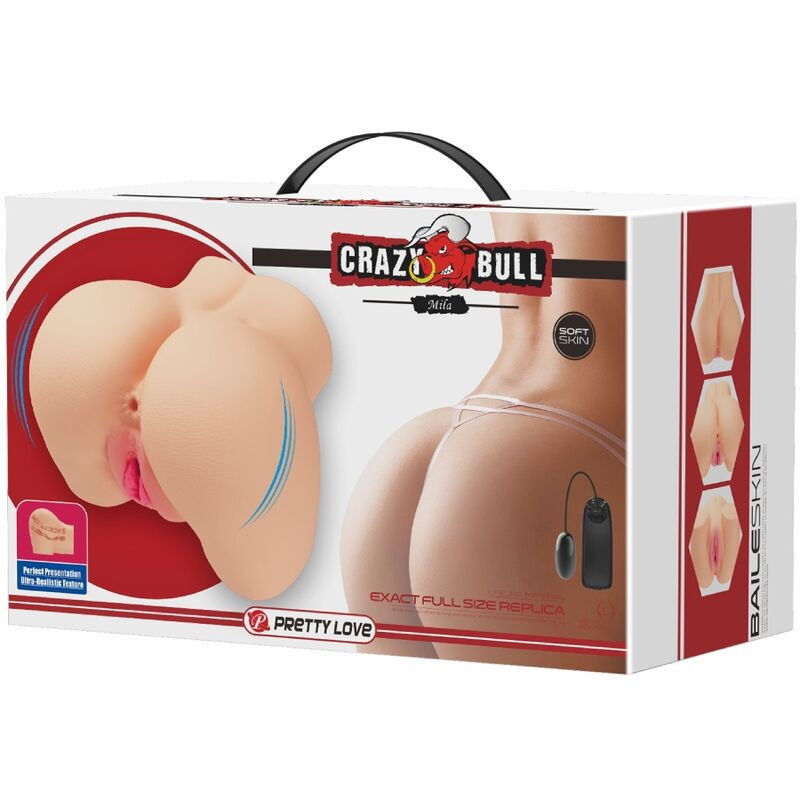 Masturbateur double orifice réaliste Mila avec vibrations intégréesMasturbateur Homme