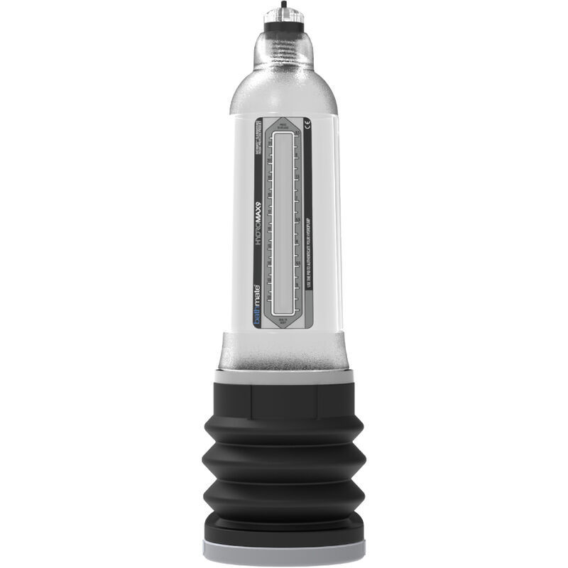 Pompe à pénis hydrique transparente Bathmate HydroMax 9 rotativePompes à pénis