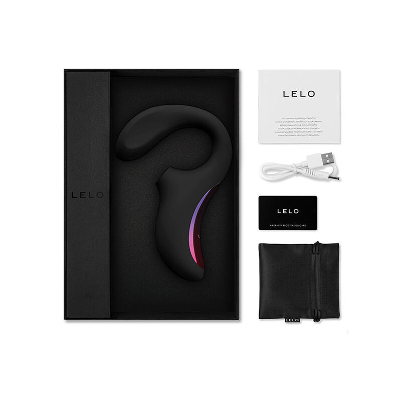 LELO Enigma Black: dual-action clitoral & G-spot stimulatorNon-contact stimulators