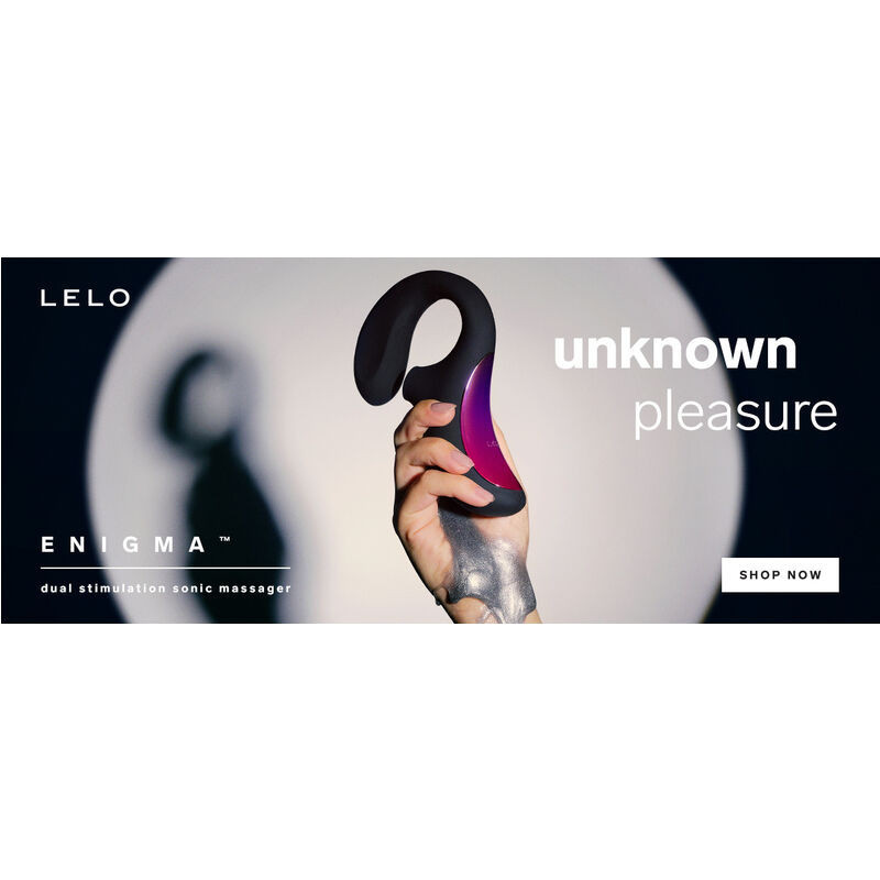 LELO Enigma Schwarz: Doppel-Stimulator für Klitoris & G-PunktBerührungslose Stimulatoren