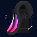 Vibrador sônico de dupla estimulação LELO Enigma Cruise pretoEstimuladores sem contacto