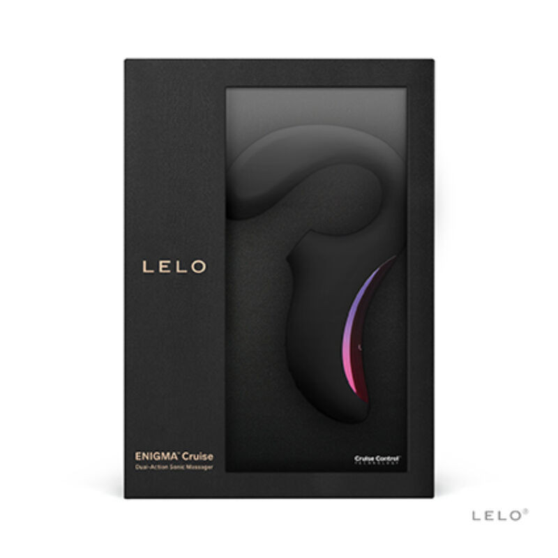Vibrador sônico de dupla estimulação LELO Enigma Cruise pretoEstimuladores sem contacto