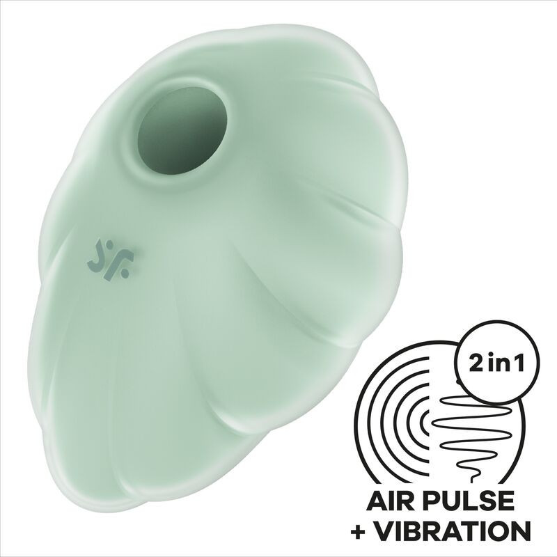 Satisfyer Cloud Dancer IPX7 Air Pulse Klitorisstimulator grünBerührungslose Stimulatoren