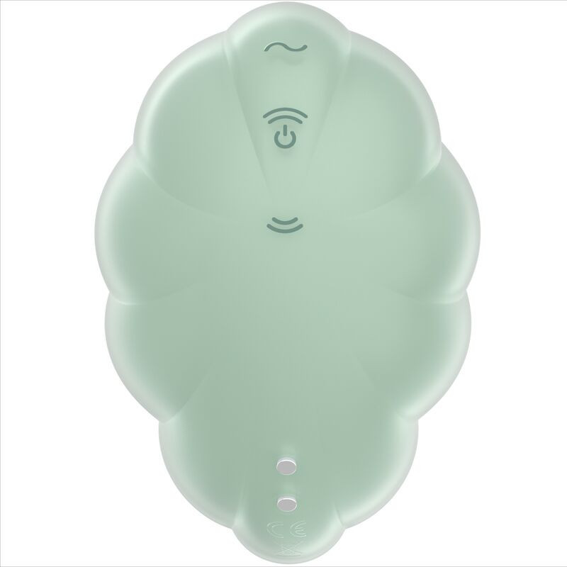 Stimulateur clitoridien Air Pulse vert Satisfyer Cloud Dancer IPX7Stimulateurs sans contact