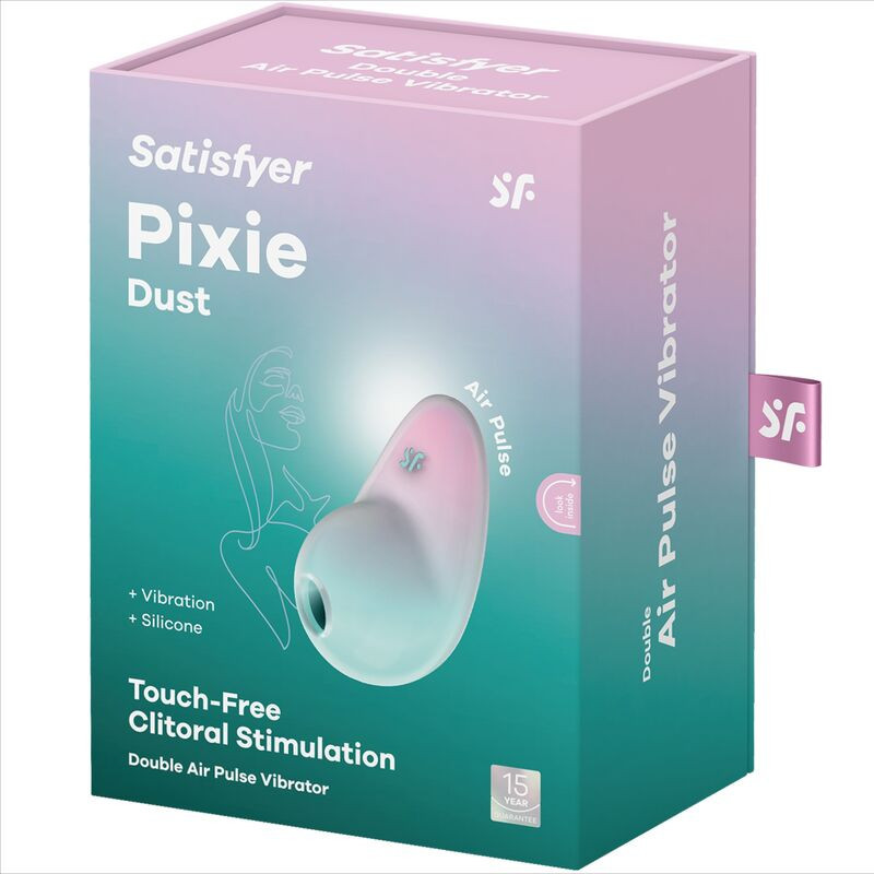 Stimolatore clitorideo ad aria pulsata Pixie Dust Lilac SatisfyerStimolatori senza contatto