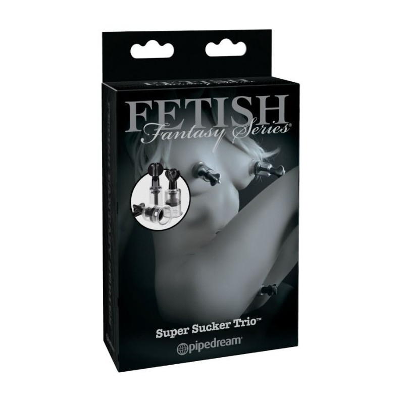 Trio ventouses intimes sans pompe pour tétons et clitoris 4 cmStimulateurs sans contact