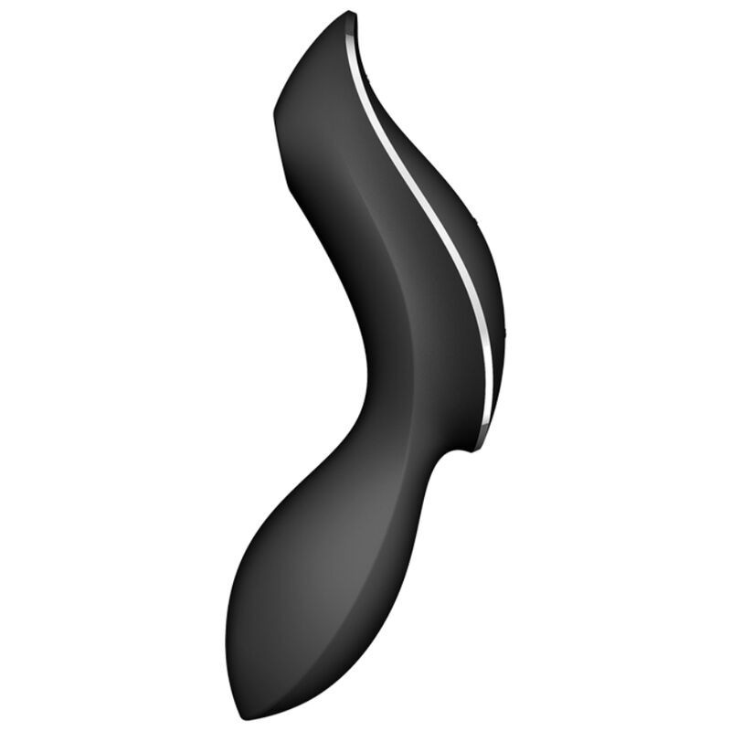 Vibratore air pulse nero Curvy Trinity 2 Satisfyer, doppioStimolatori senza contatto