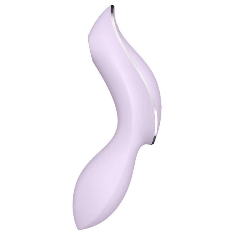 Curvy Trinity 2 Satisfyer black air-pulse vibrator, dualNon-contact stimulators