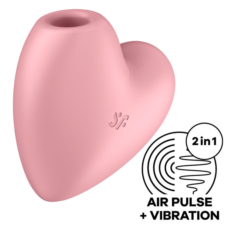 Stimulateur clitoridien à air pulsé Cutie Heart Satisfyer bleuStimulateurs sans contact