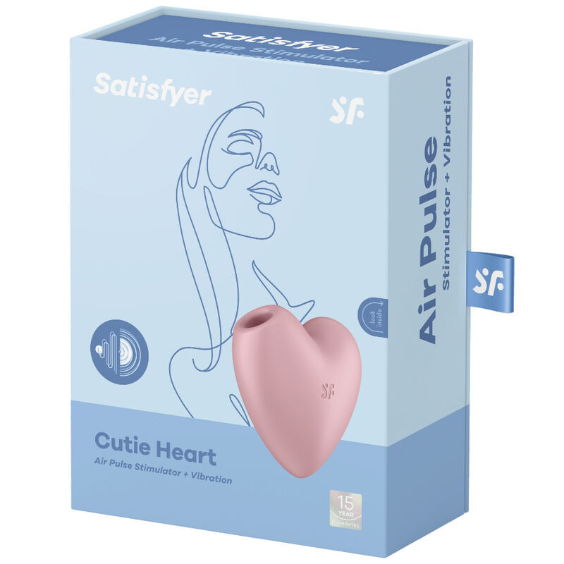 Stimolatore clitorideo ad aria pulsata Satisfyer Cutie Heart bluStimolatori senza contatto