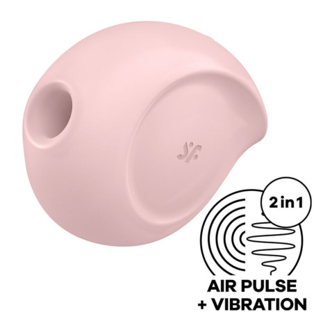 Kompakter Air Pulse Klitorisstimulator Satisfyer Sugar Rush RosaBerührungslose Stimulatoren