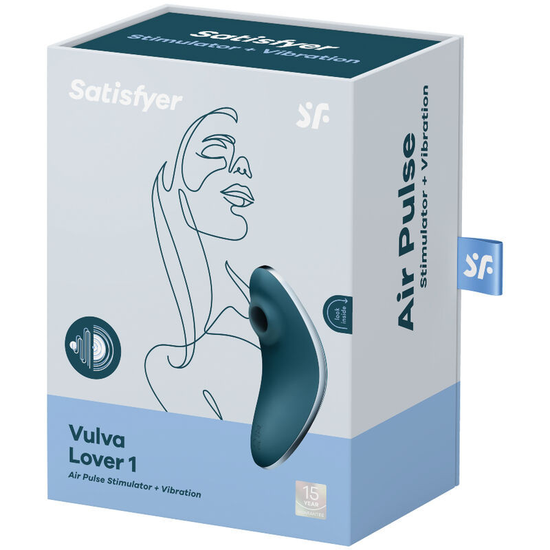 Estimulador clitoriano Air Pulse doble motor Vulva Lover 1Estimuladores sin contacto