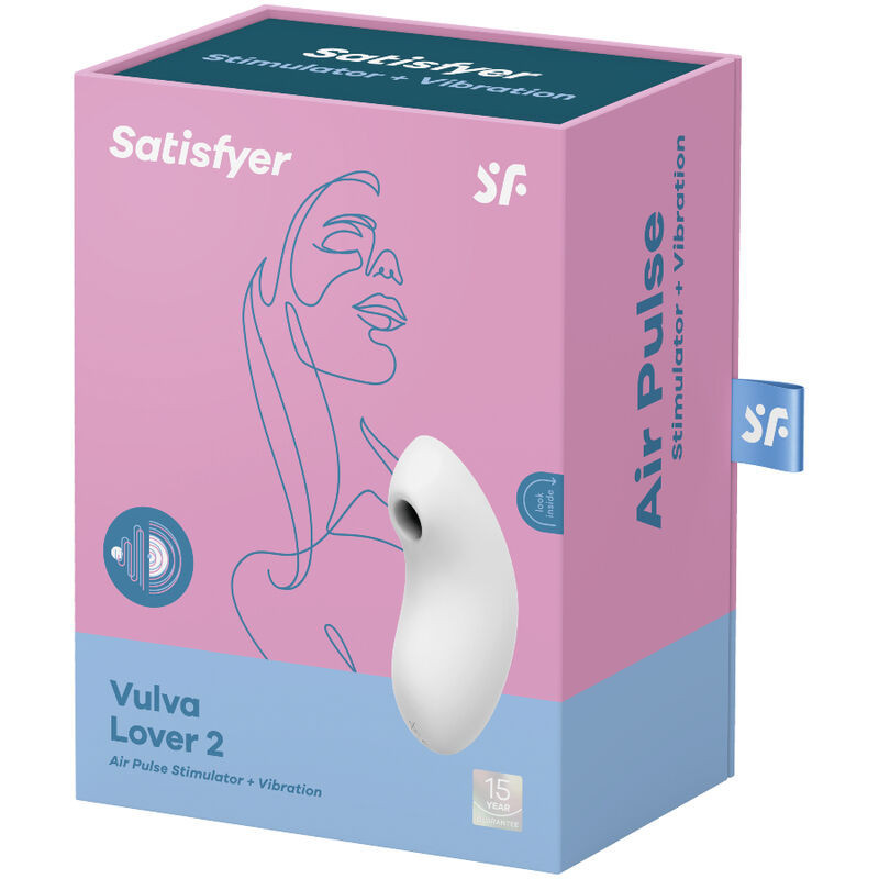 Pulsed air clitoral stimulator & vibrator Vulva Lover 2 BlueNon-contact stimulators