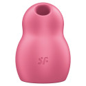 Compact clitoral air-wave and vibration stimulator redNon-contact stimulators