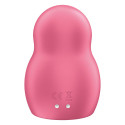 Compact clitoral air-wave and vibration stimulator redNon-contact stimulators