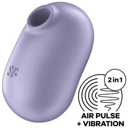Stimulateur clitoridien à air pulsé Pro To Go 2 violet SatisfyerStimulateurs sans contact