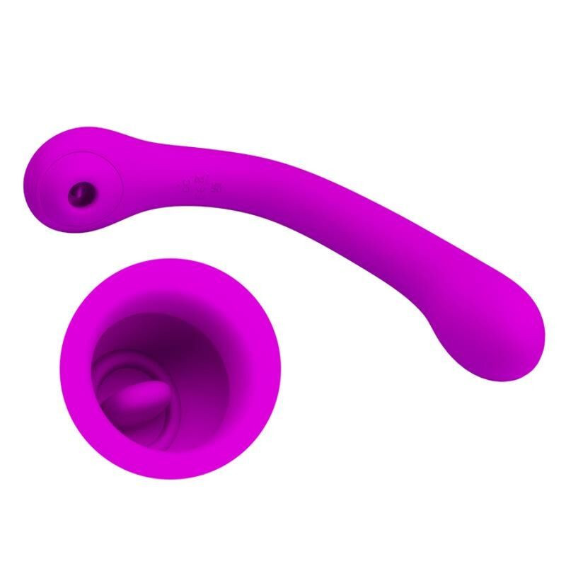 Pretty Love Alex Lilac 2-in-1 Clitoral Suction Vibrator USBNon-contact stimulators