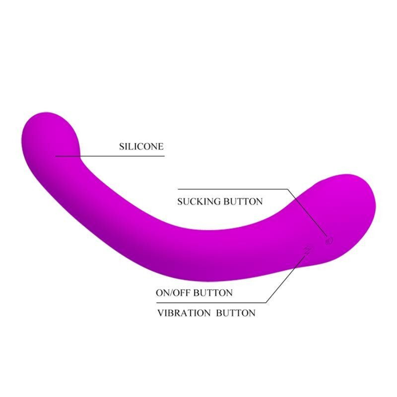 Klitoris-Saugvibrator Pretty Love Alex Lilac USB 2-in-1Berührungslose Stimulatoren