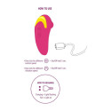 Stimolatore clitorideo Xocoon Infinite Love fucsia per coppieStimolatori senza contatto