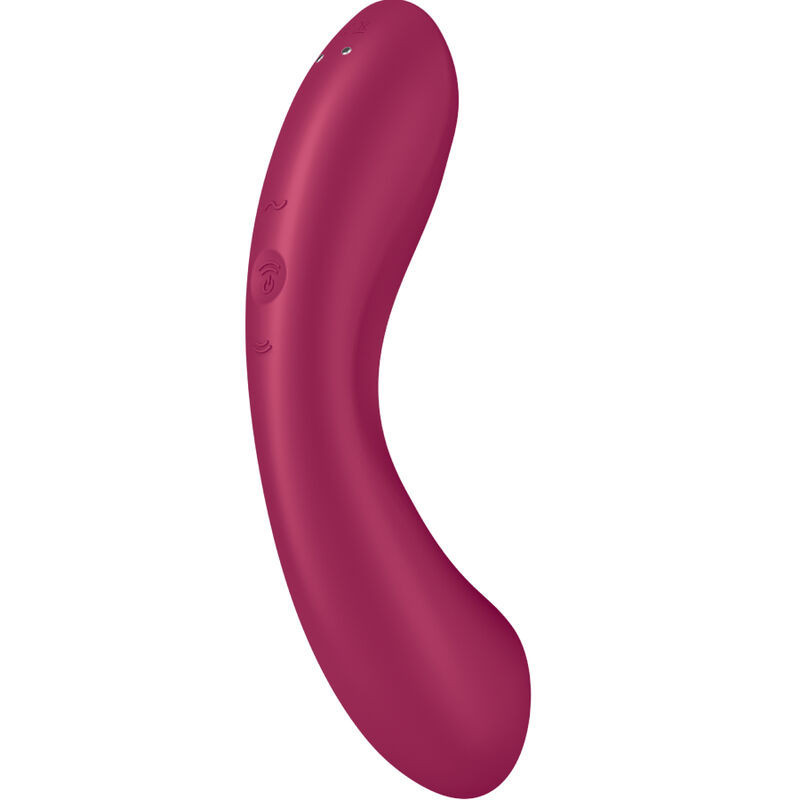 Estimulador de ar pulsado e vibrador 3 em 1 Satisfyer CurveEstimuladores sem contacto