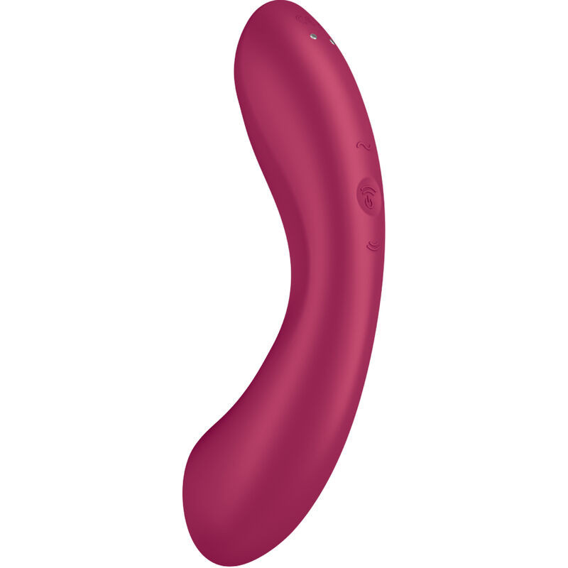 Estimulador de aire pulsado y vibrador 3 en 1 Satisfyer CurveEstimuladores sin contacto