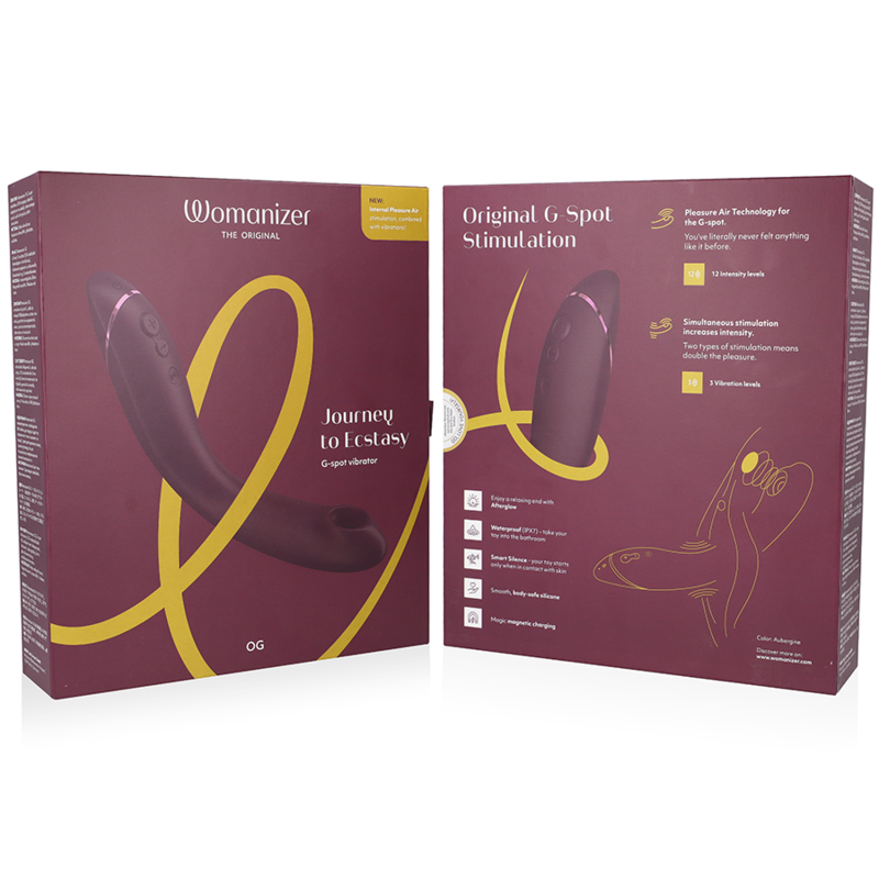 Womanizer OG G-Punkt-Vibrator Aubergine mit PulswellenBerührungslose Stimulatoren