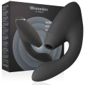 Womanizer Duo 2 estimulador duplo preto com Pleasure Air e vibraçõesEstimuladores sem contacto