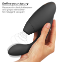 Stimulateur double Womanizer Duo 2 noir avec air pulsé et vibrationsStimulateurs sans contact