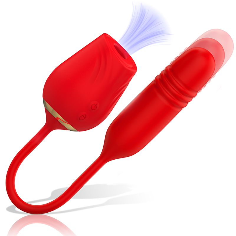 Vibromasseur double stimulation MIA Amalfi Succion + Va-et-vientStimulateurs sans contact