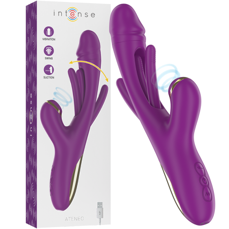 Stimolatore clitorideo e succhiatore vibrante Ateneo ricaricabile IPX7Stimolatori senza contatto