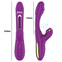 Ateneo Klitorisstimulator & Vibro-Sauger, wiederaufladbar IPX7Berührungslose Stimulatoren