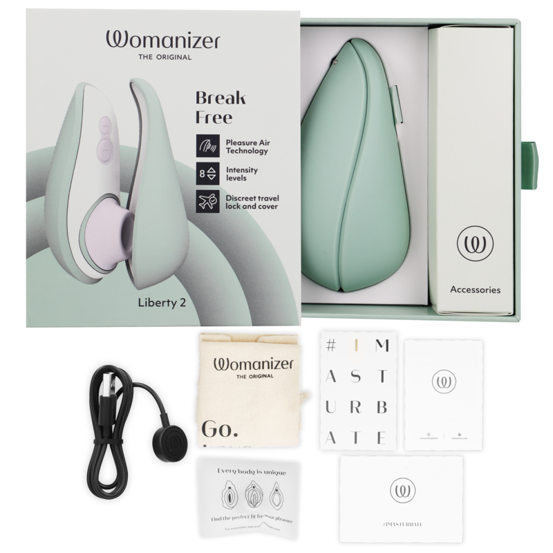 Womanizer Liberty 2 Saug-Klitorisstimulator pastellgrünBerührungslose Stimulatoren