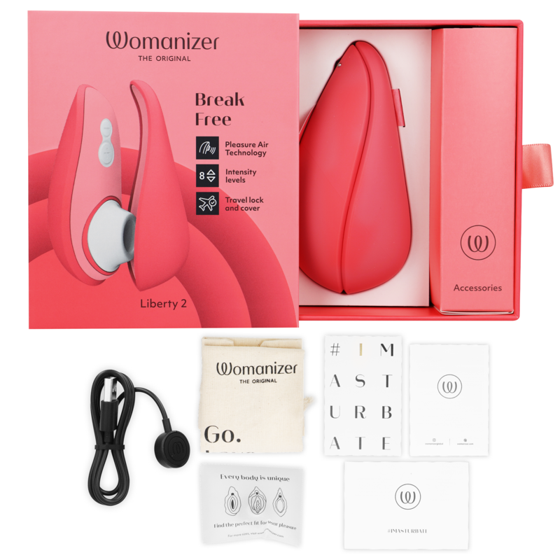 Womanizer Liberty 2 suction clitoral stimulator pastel greenNon-contact stimulators