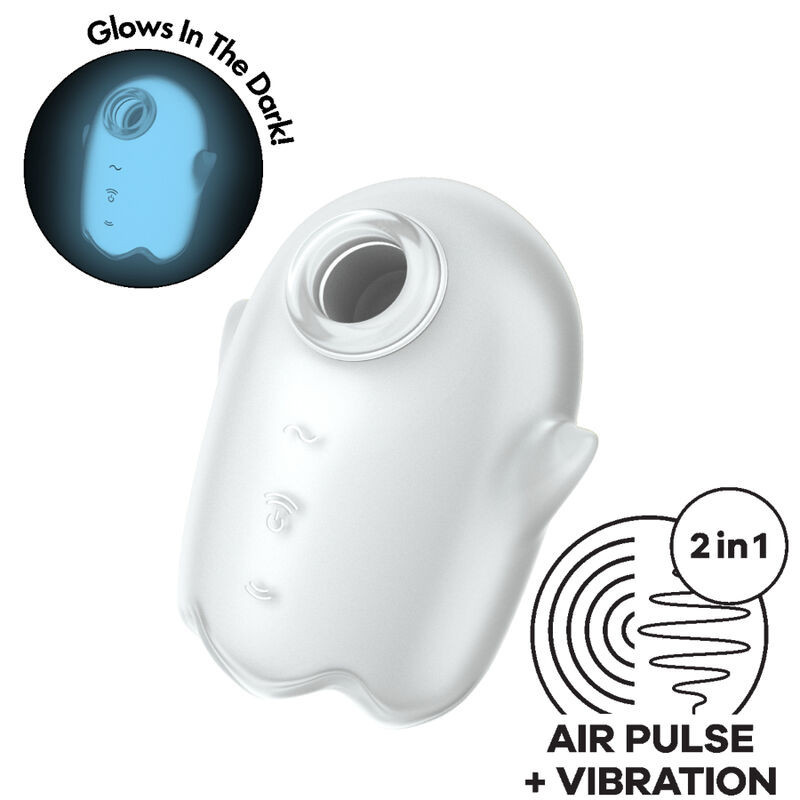 Stimolatore clitorideo Air Pulse fantasma luminoso Satisfyer gialloStimolatori senza contatto