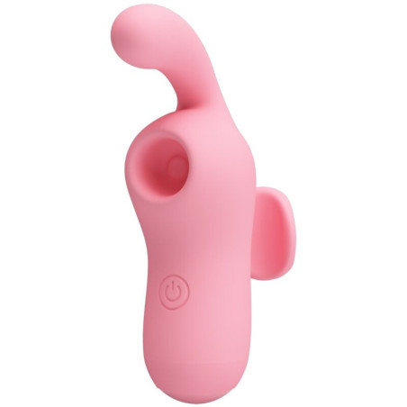 Finger-Vibrator mit Saugfunktion Pretty Love Mini FunBerührungslose Stimulatoren