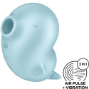 Stimolatore clitorideo a onde di pressione Sassy Seal Blu SatisfyerStimolatori senza contatto