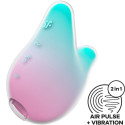 Stimulateur clitoridien à ondes de pression Mermaid Vibes menthe roseStimulateurs sans contact