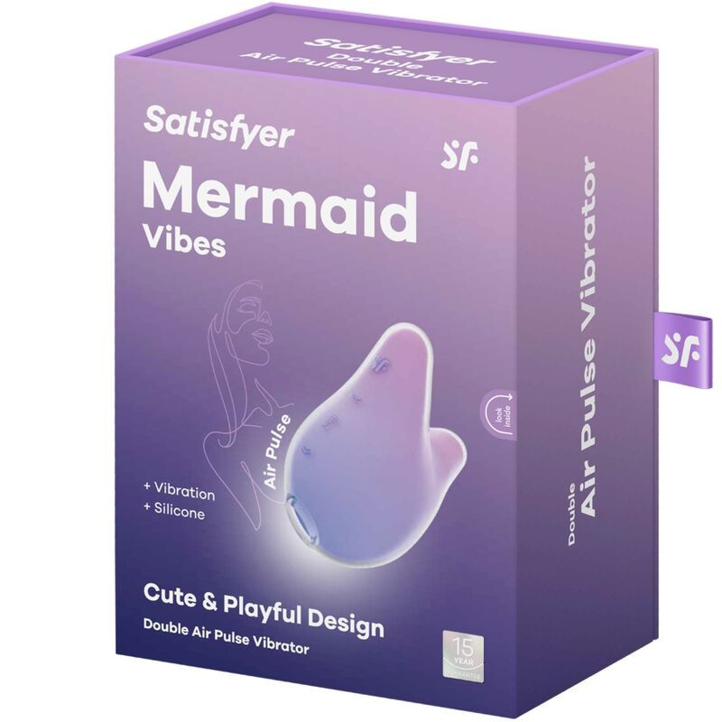 Estimulador de clítoris por ondas de presión y vibración Mermaid VEstimuladores sin contacto