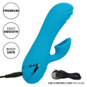 Stimulateur double Sunset Beach Seducer bleu, vibrations et aspirationStimulateurs sans contact